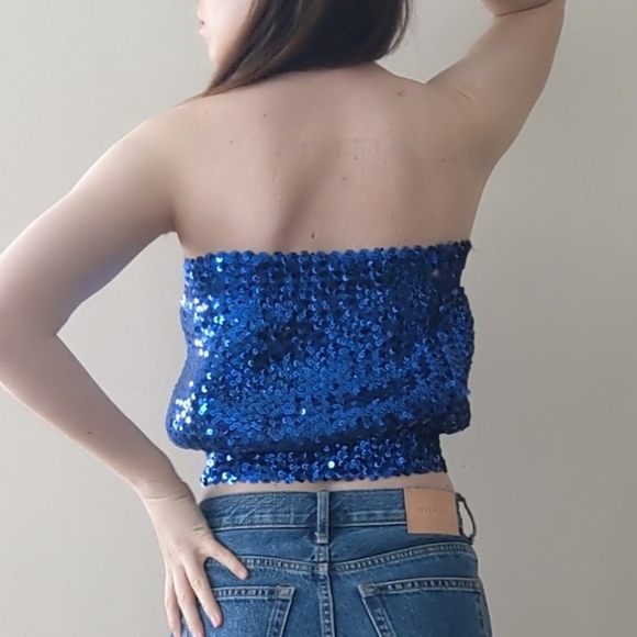 Sequin Tube Top - Picture 2 of 2